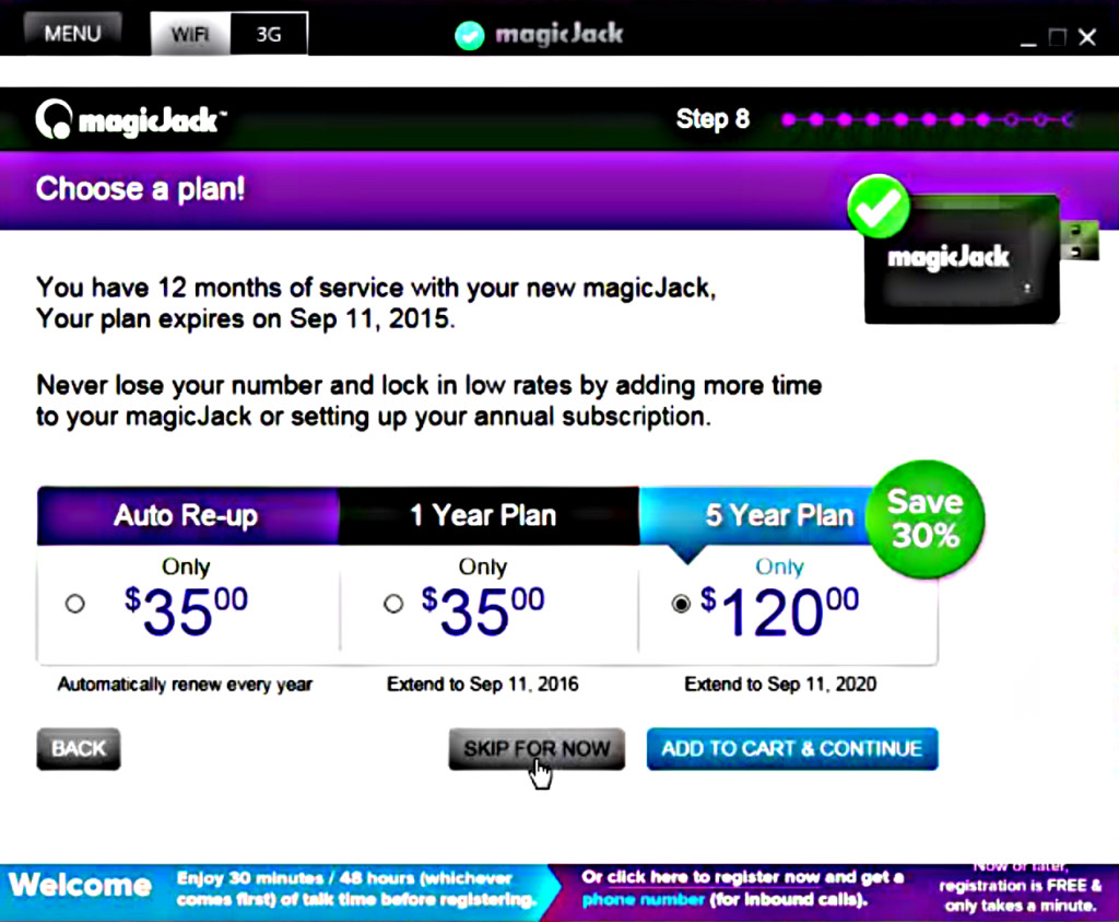 MagicJack setup