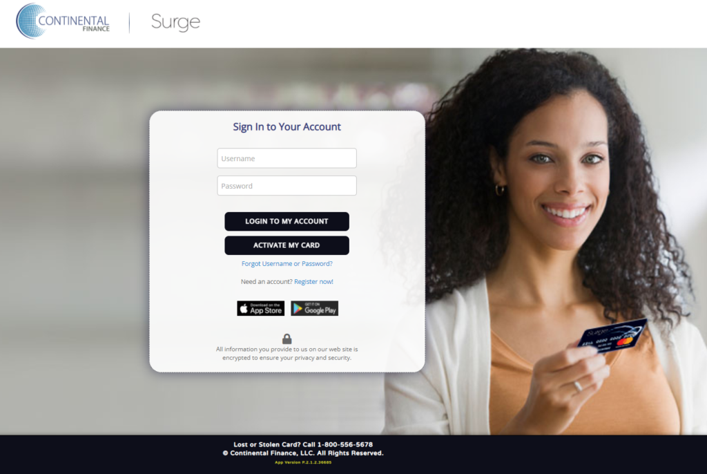 surge mastercard login